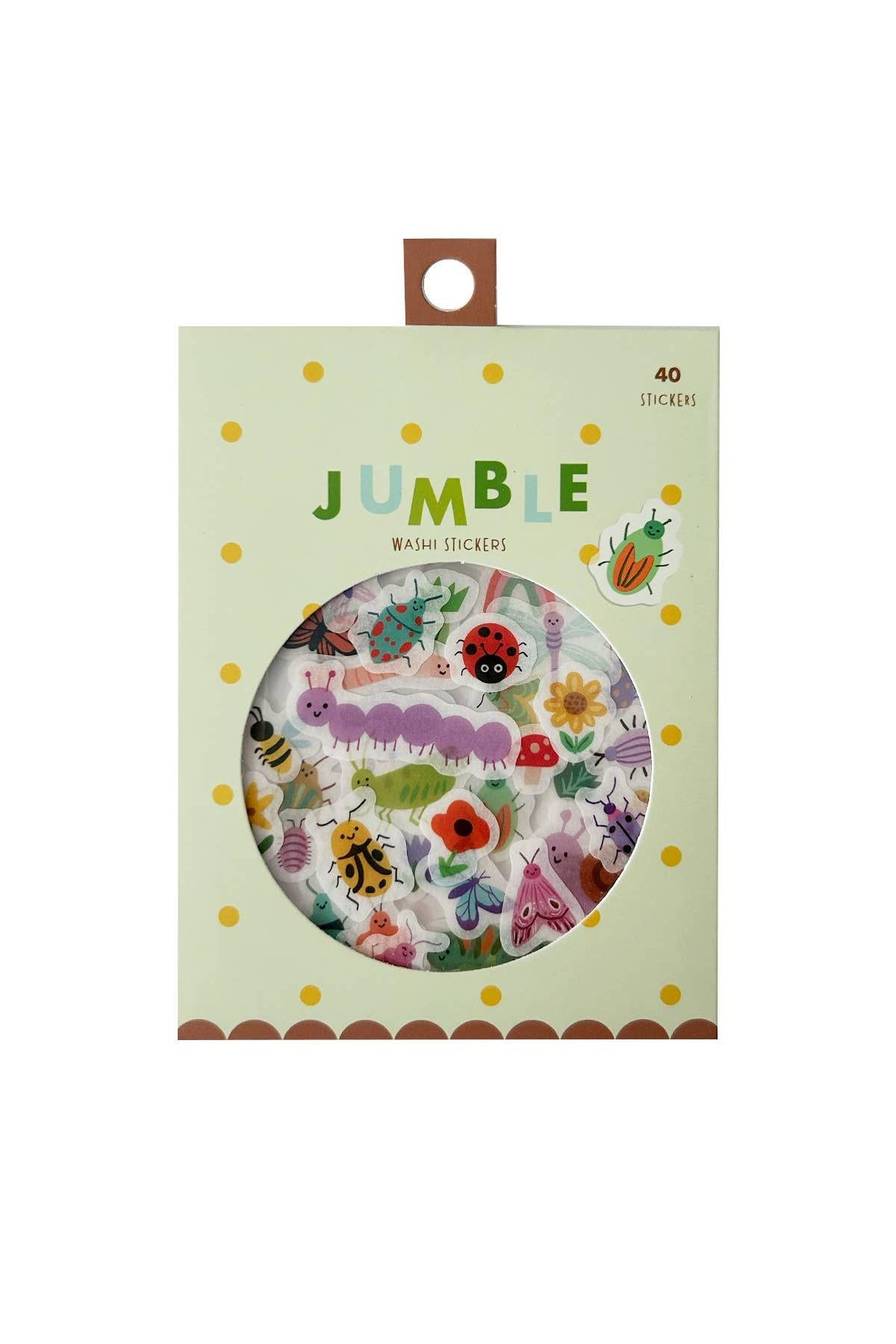 Bugs Jumble Washi Stickers
