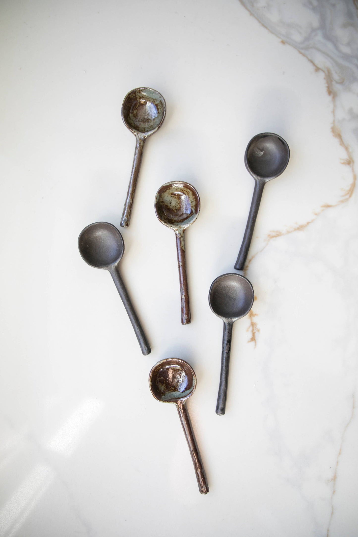 Dark Ceramic Spoons