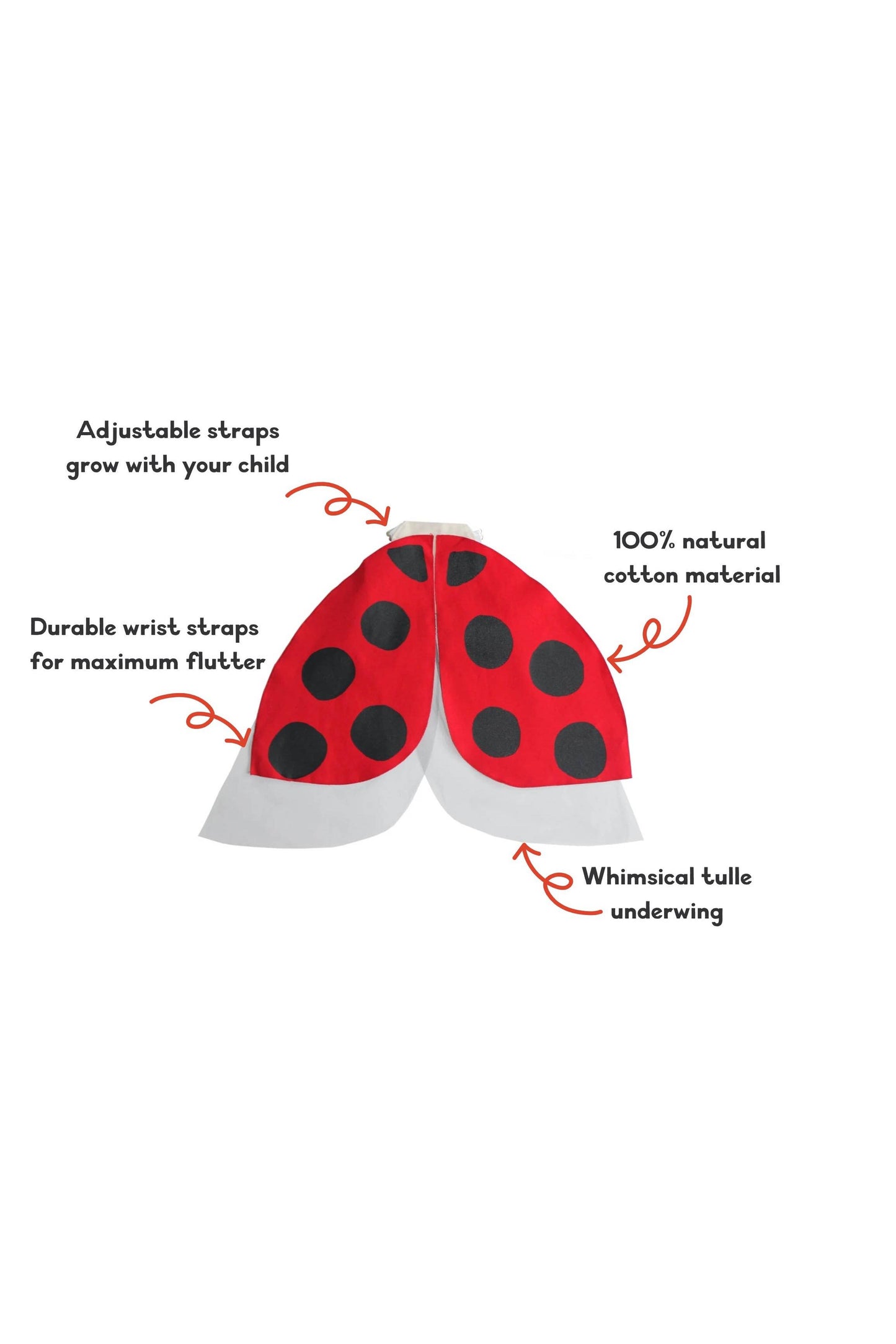 Ladybug Costume Wings