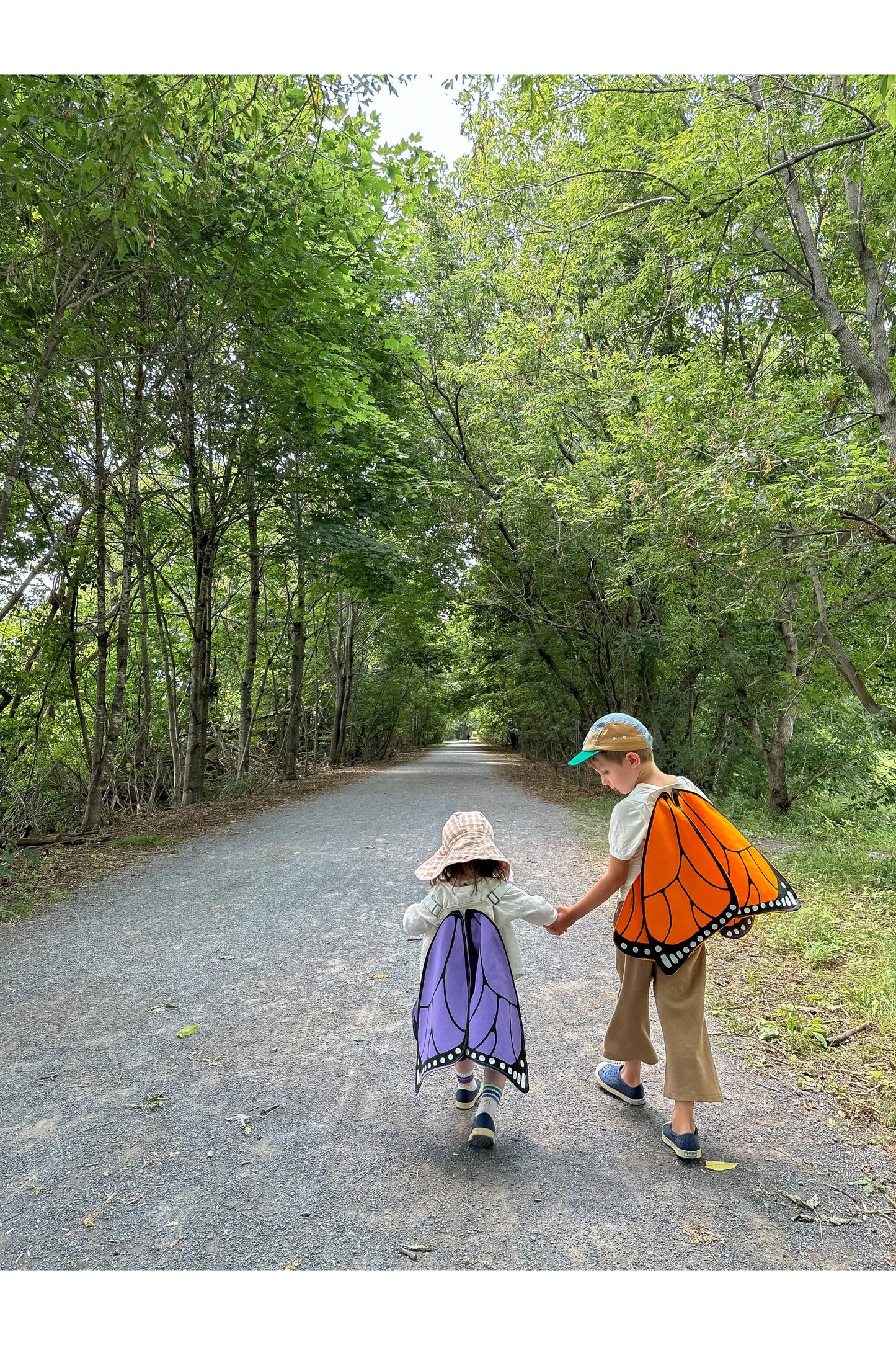 Orange Monarch Butterfly Costume Wings