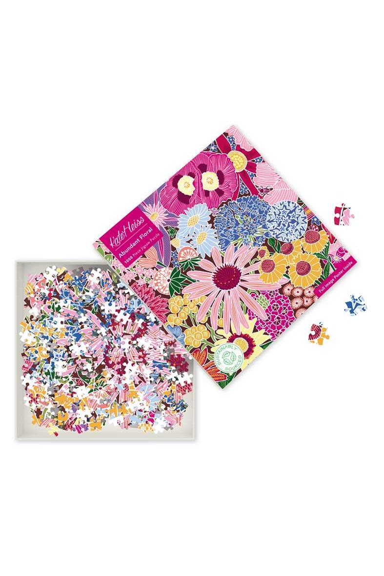 Abundant Floral Jigsaw Puzzle by Kate Heiss