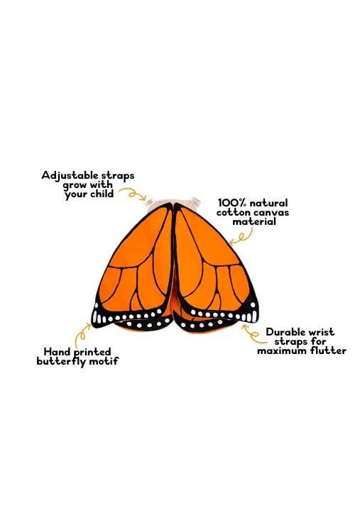 Orange Monarch Butterfly Costume Wings