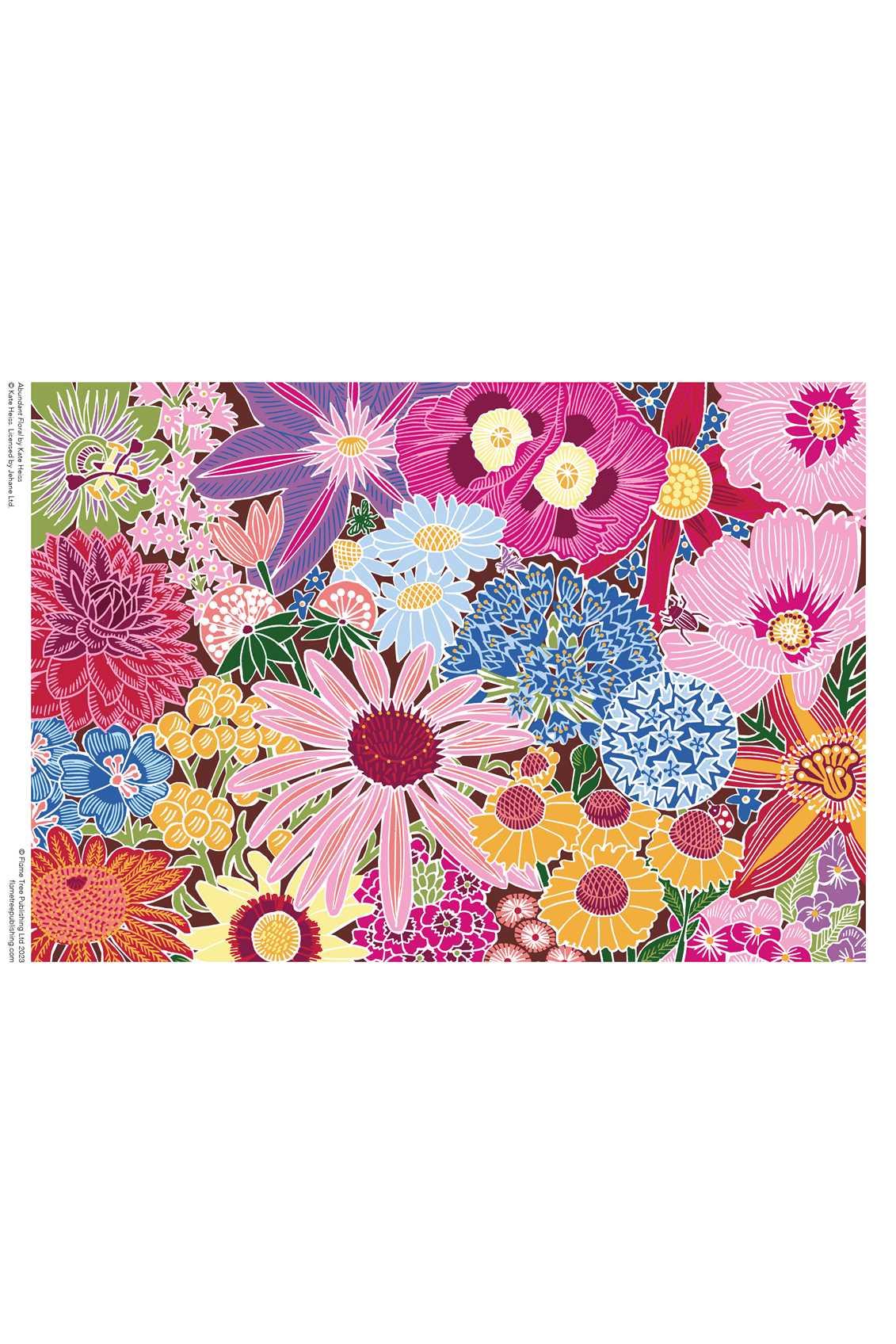 Abundant Floral Jigsaw Puzzle by Kate Heiss