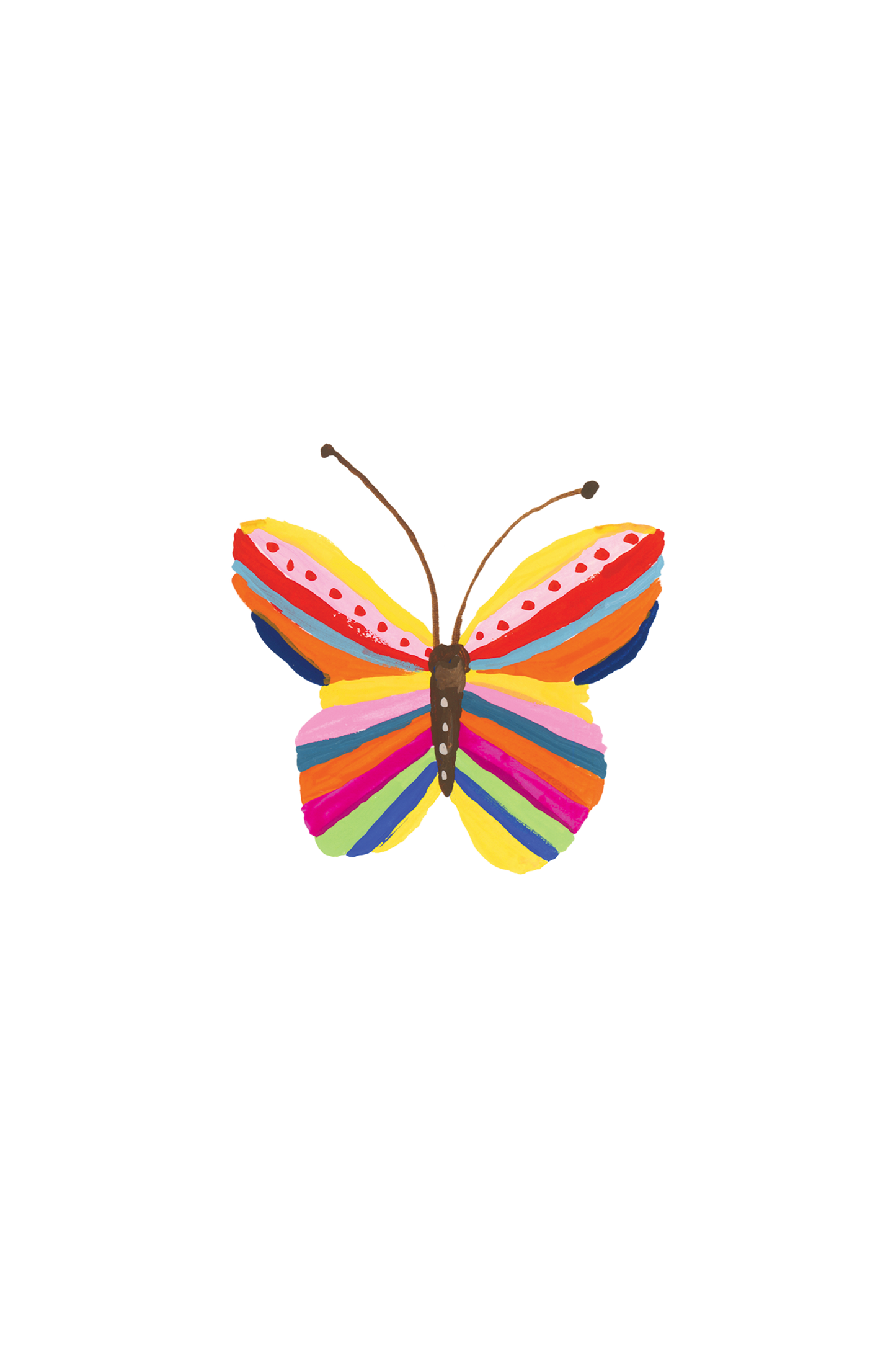 Rainbow Butterfly Tattoo Pair
