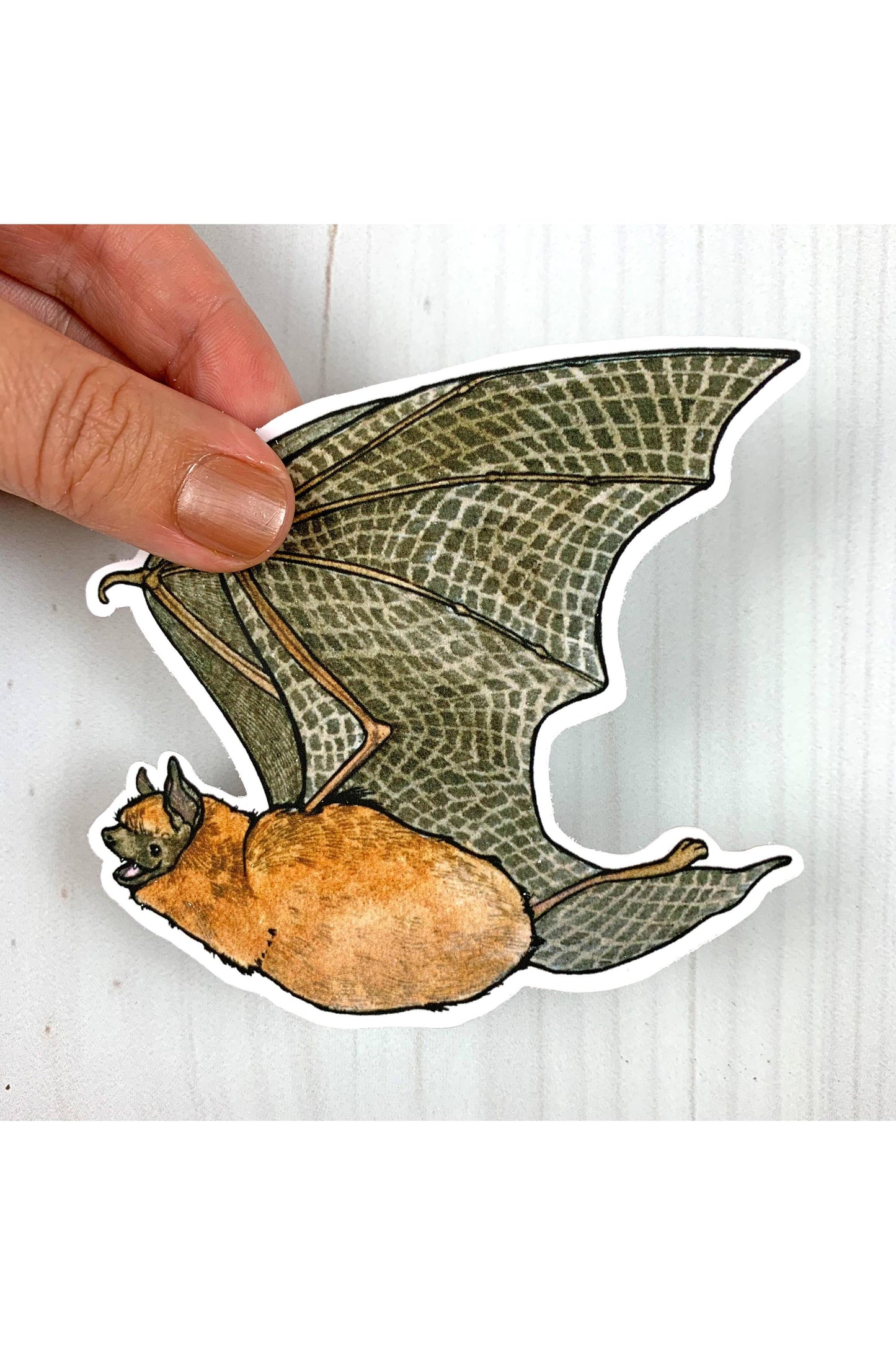 Little Brown Bat Sticker