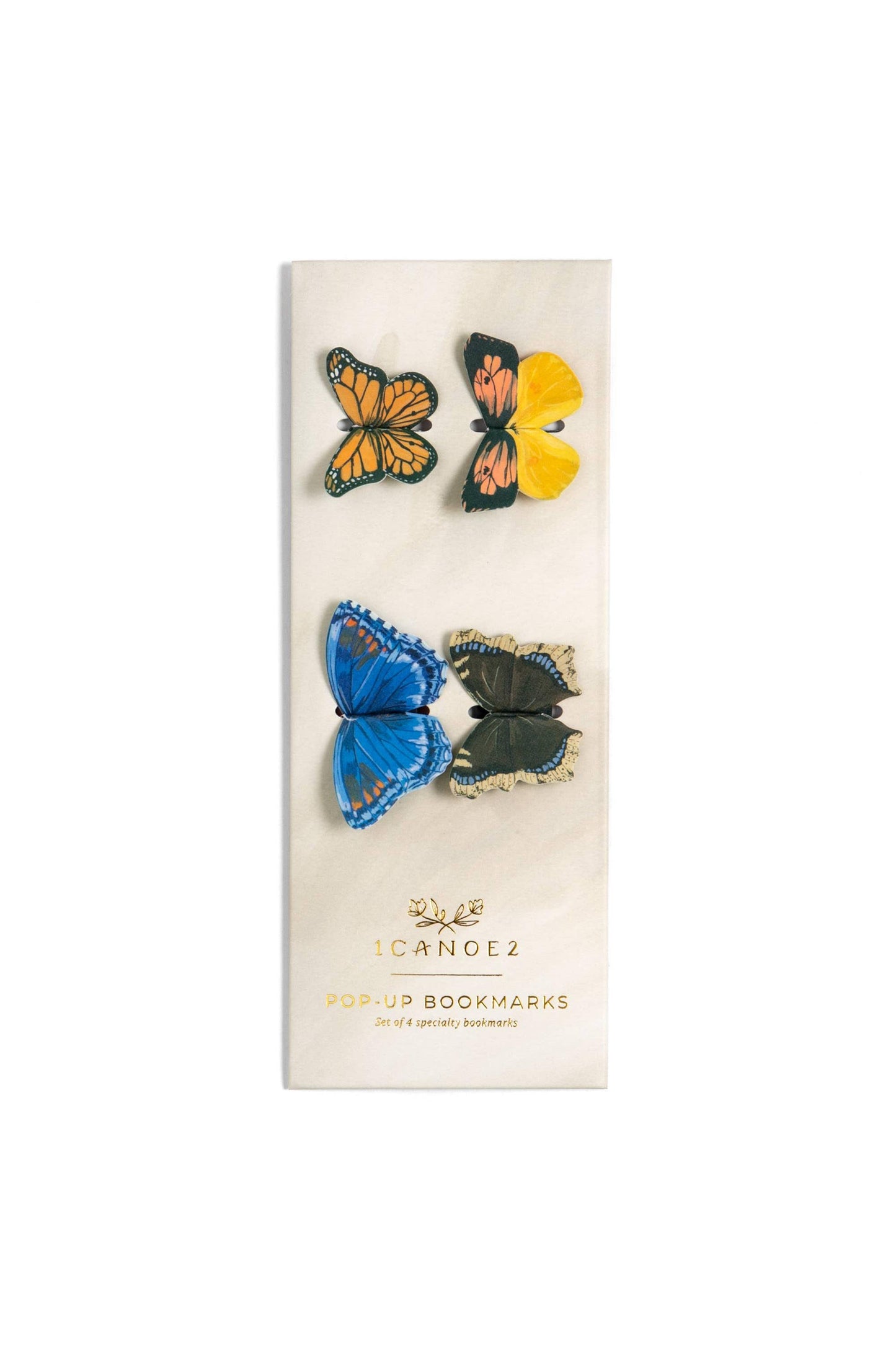 Butterfly Pop-up Bookmark Set of 4