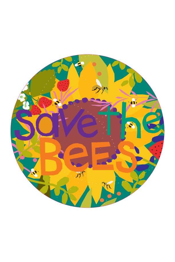Save the Bees Bumper Sticker
