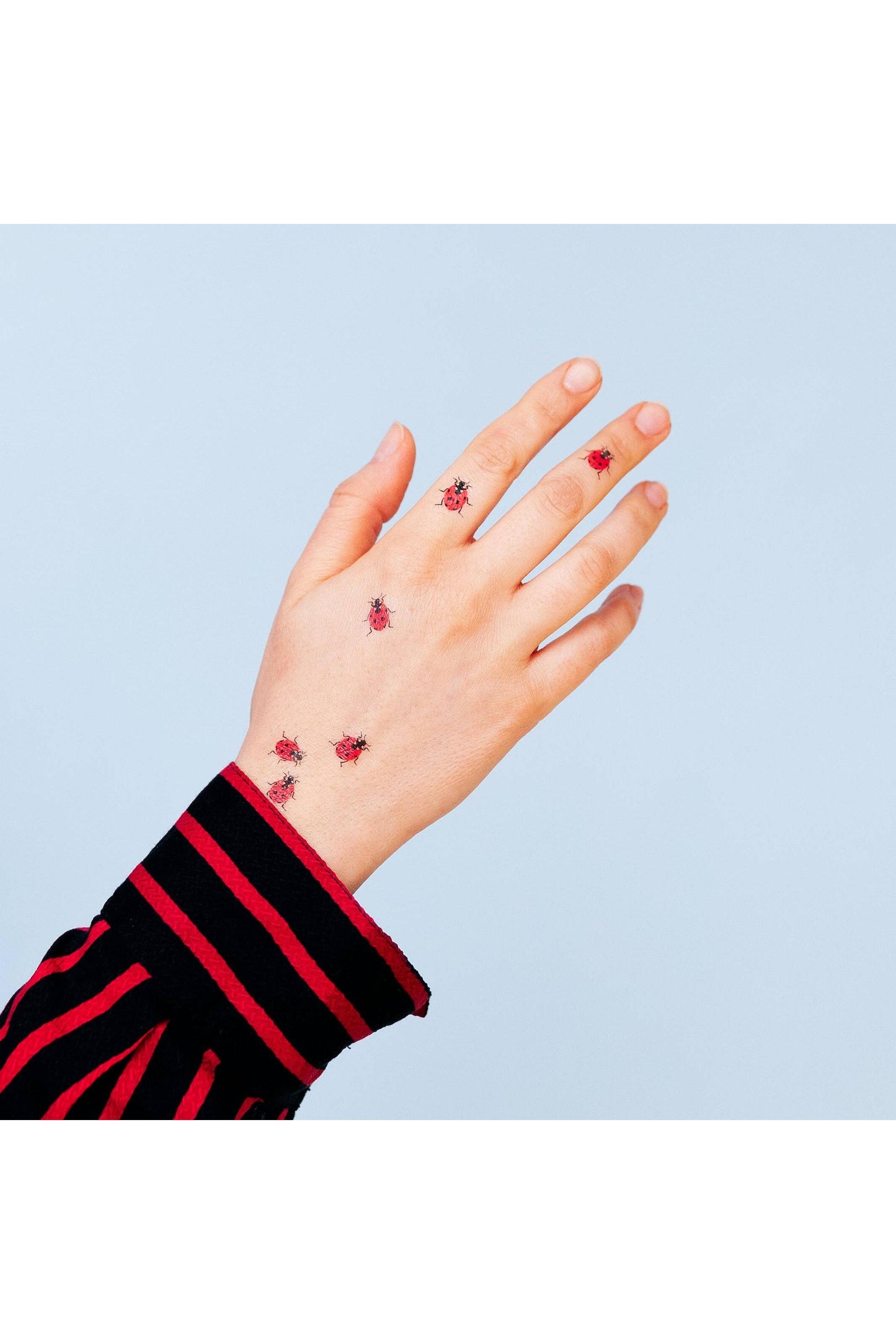 Ladybugs Tattoo Pair