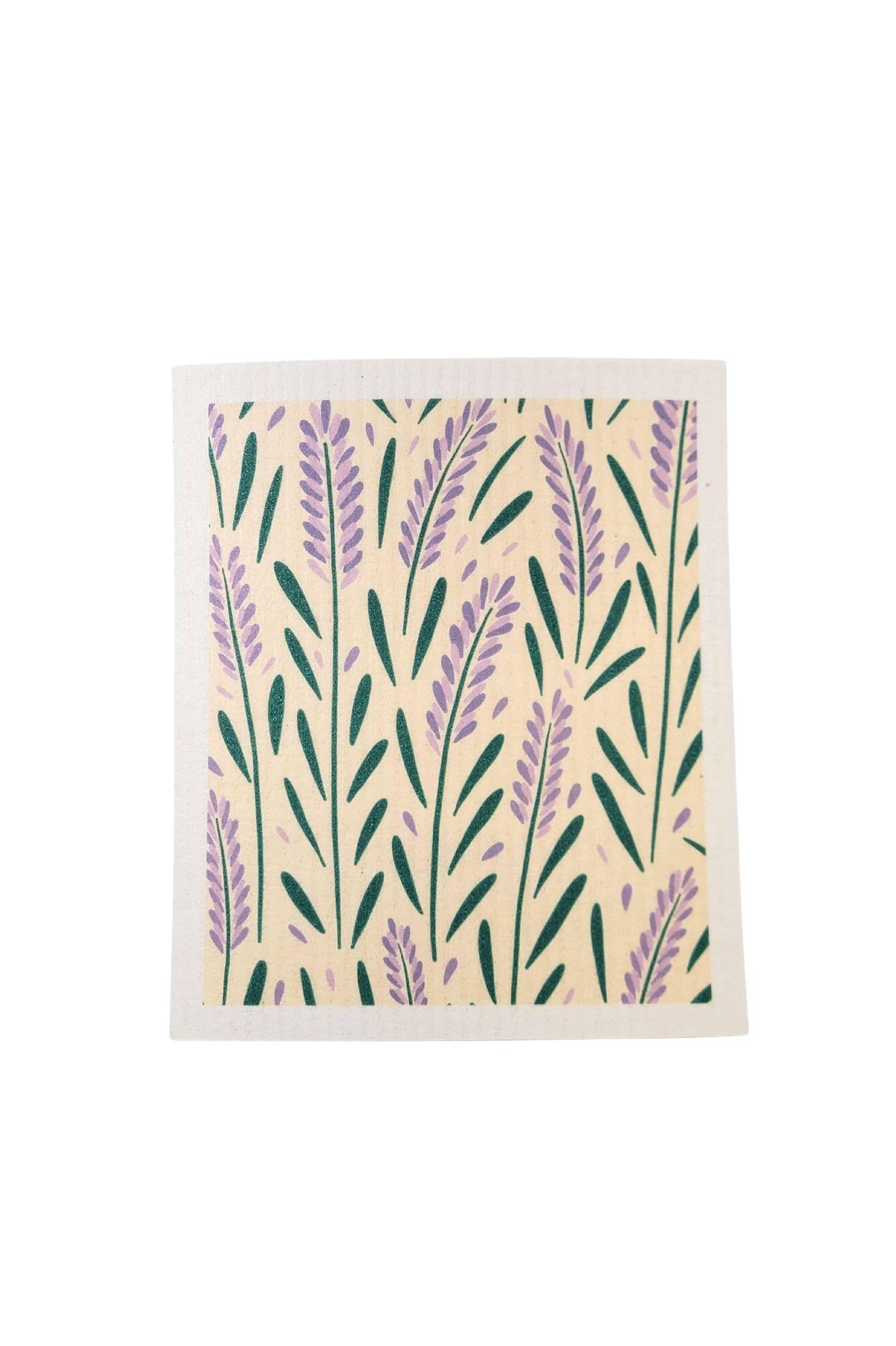 Lavender Patterned Swedish Dishcloths