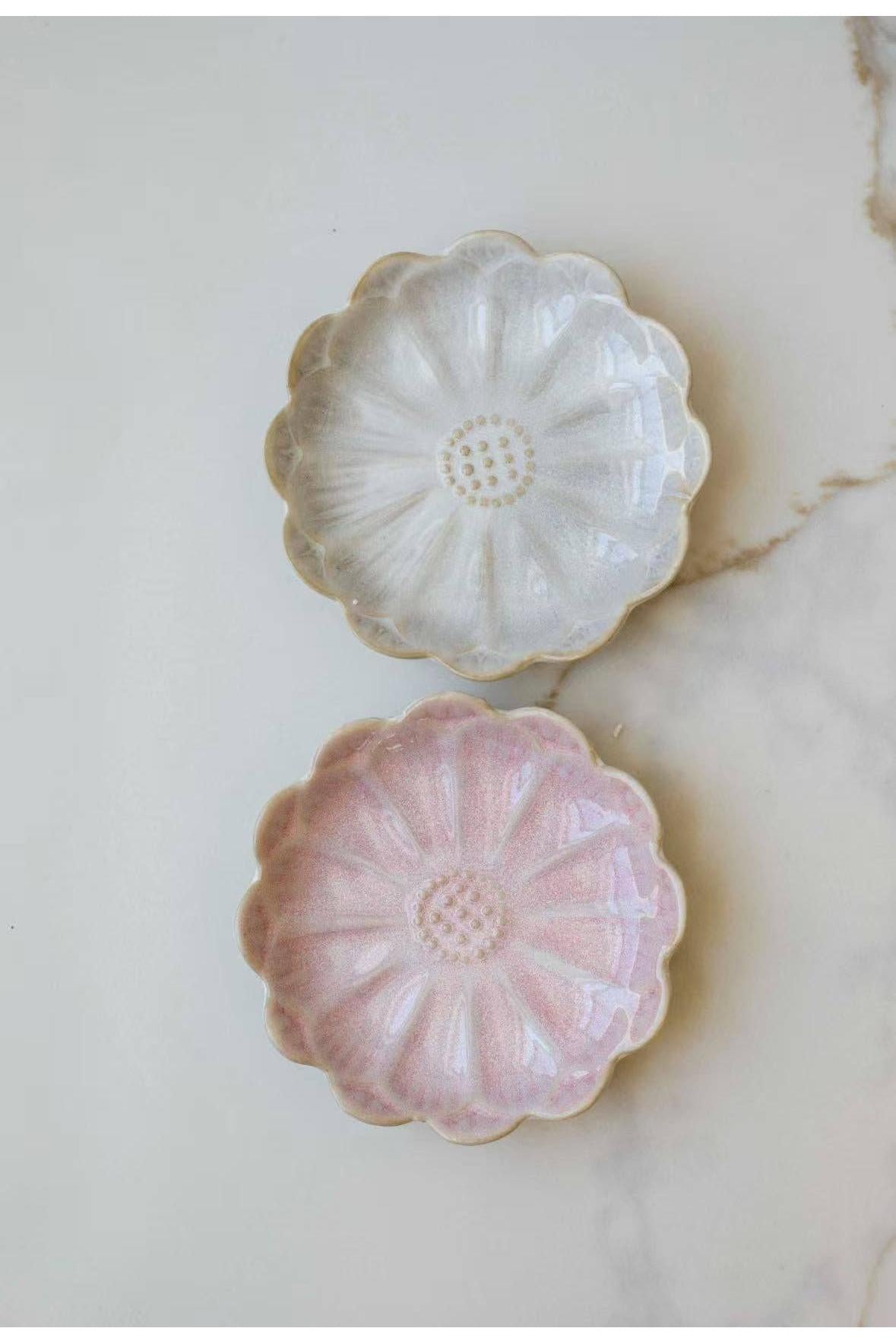 Mini Floral Ceramic Plates