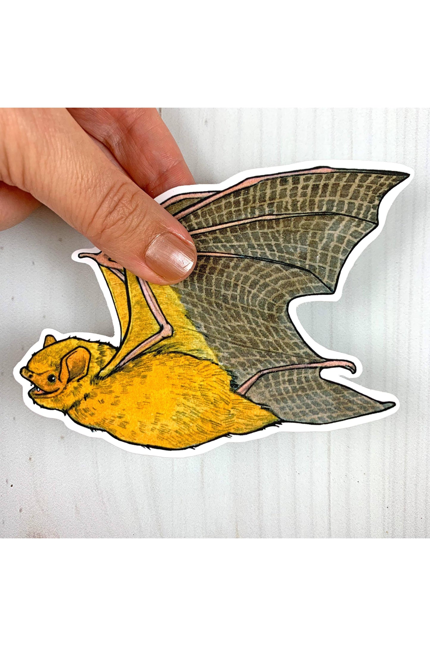 Red Bat Sticker