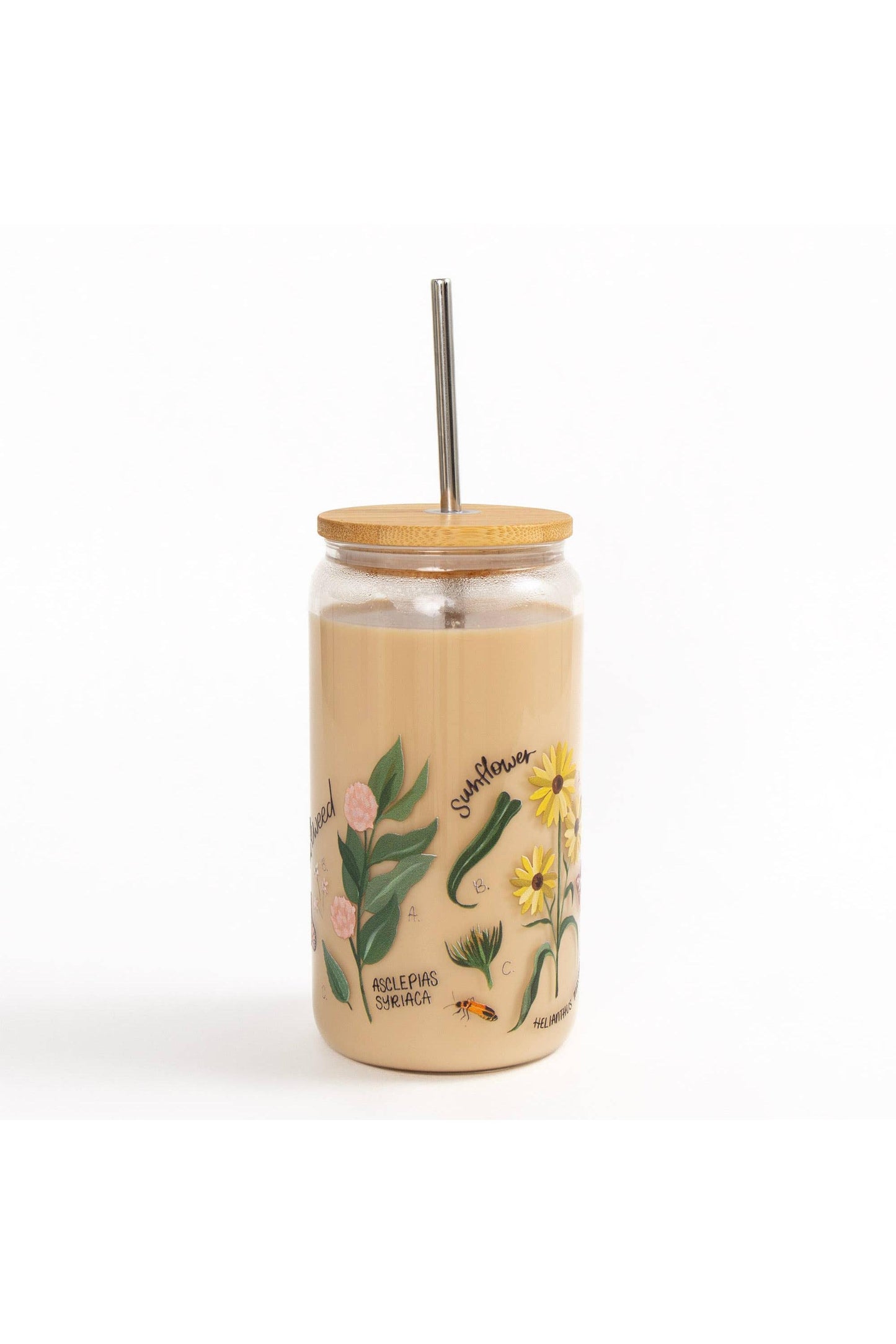 Wildflower Botanicals Glass Can
