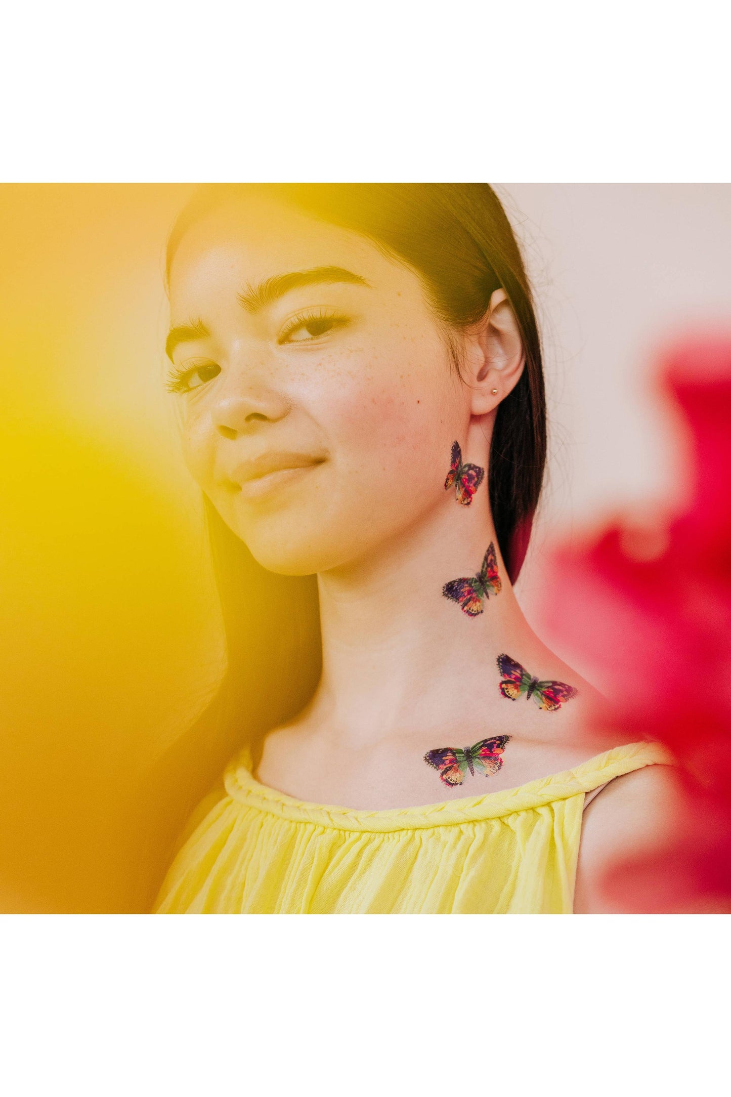 Midnight Butterfly Tattoo Pair