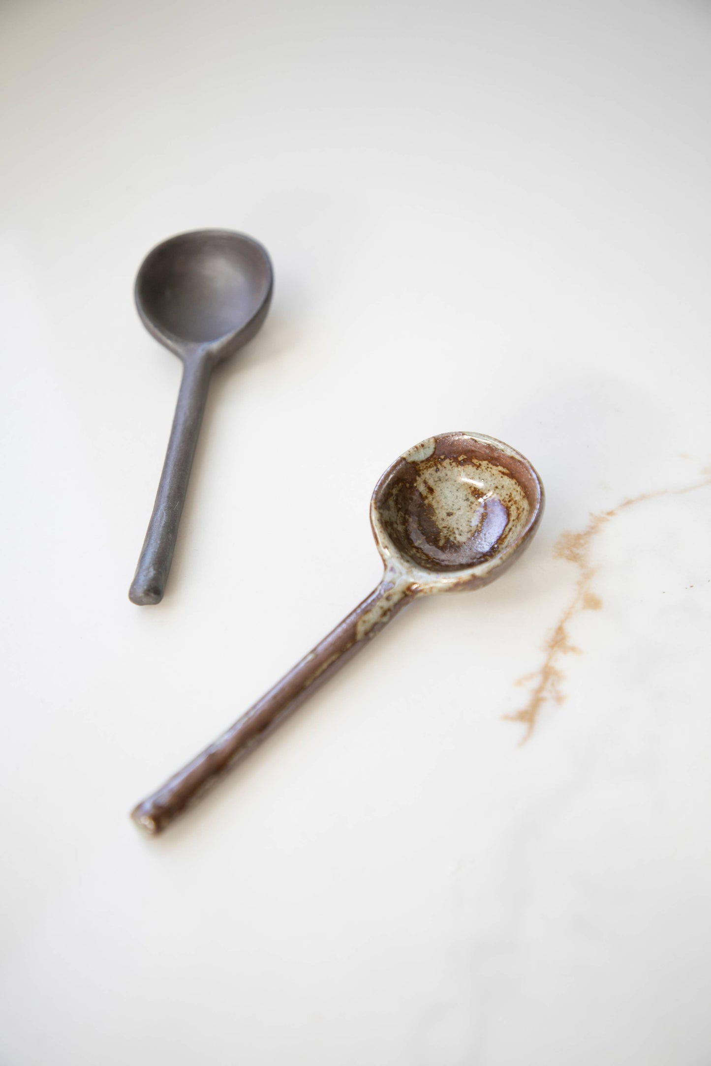 Dark Ceramic Spoons