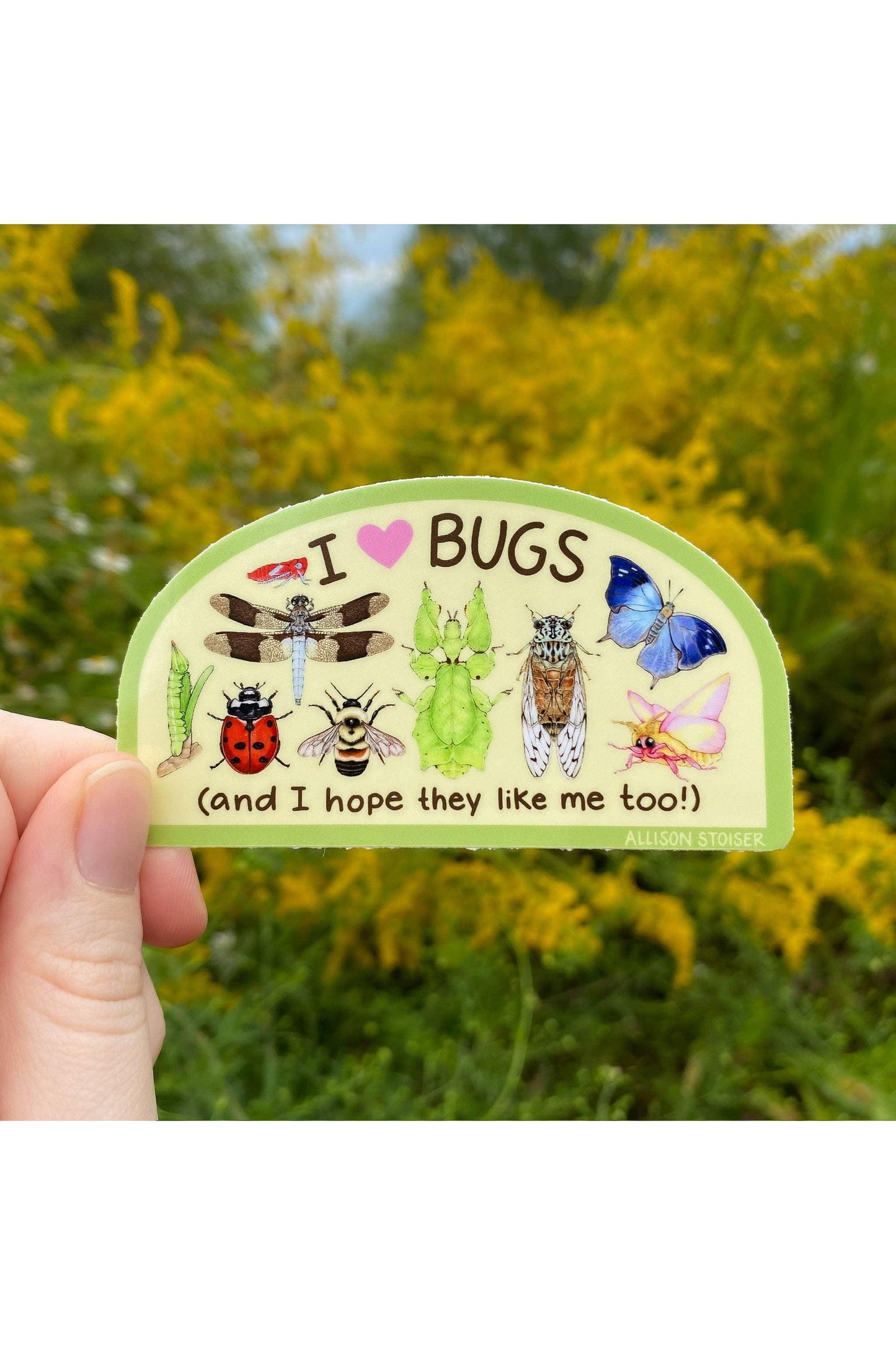 I ❤️ Bugs Sticker