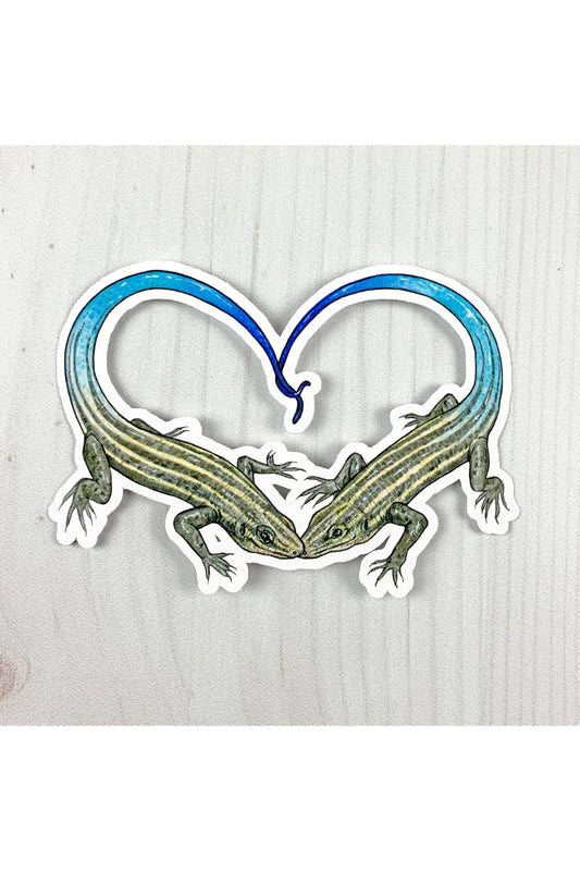 Skink Heart Sticker