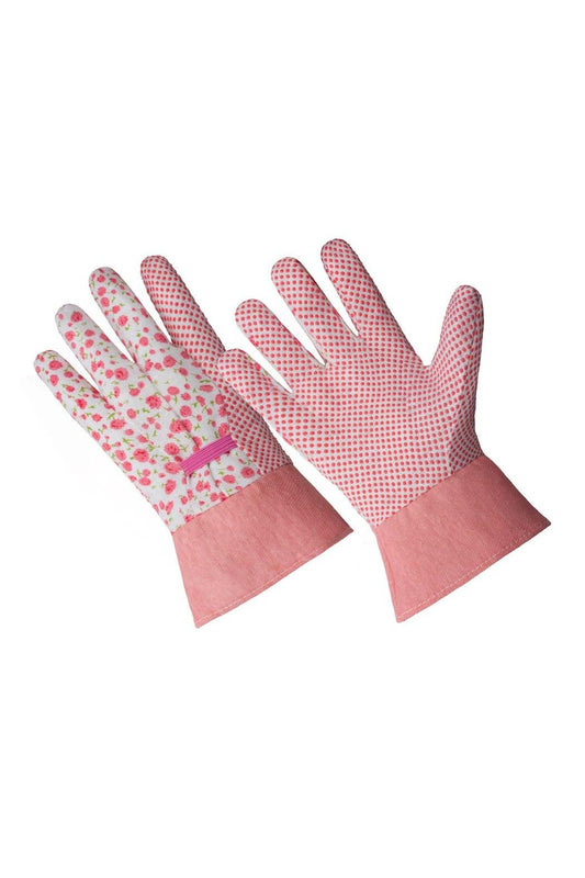 Garden Gloves - Floral (Poly/Cotton blend)