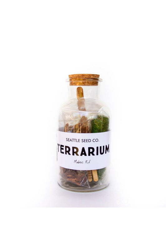 DIY Large Jar Terrarium with Soil and Moss Garden Craft Kit