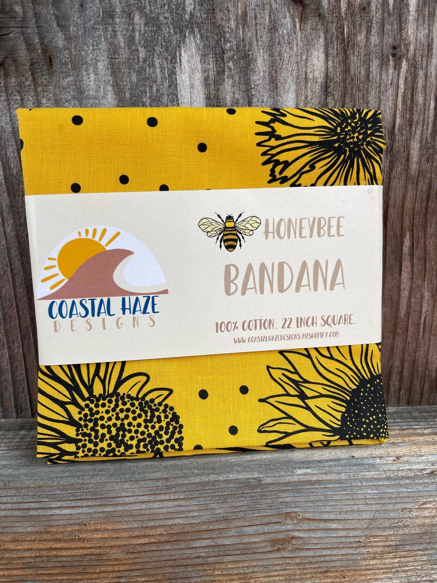 Honeybee & Sunflower Bandana -Wholesale