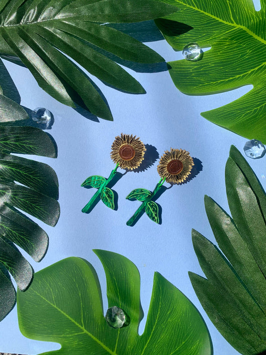 Sunflower Earrings