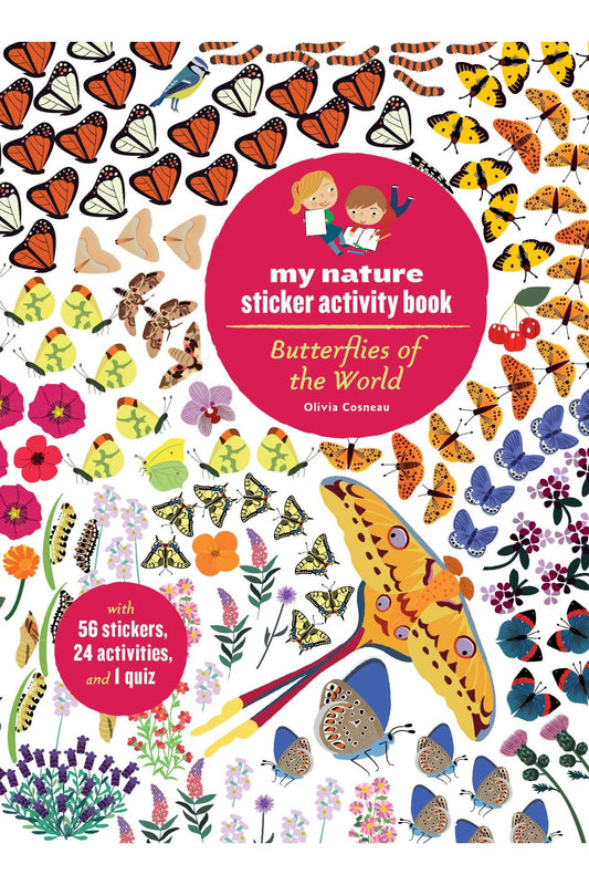 Butterflies of the World Sticker Activity Book