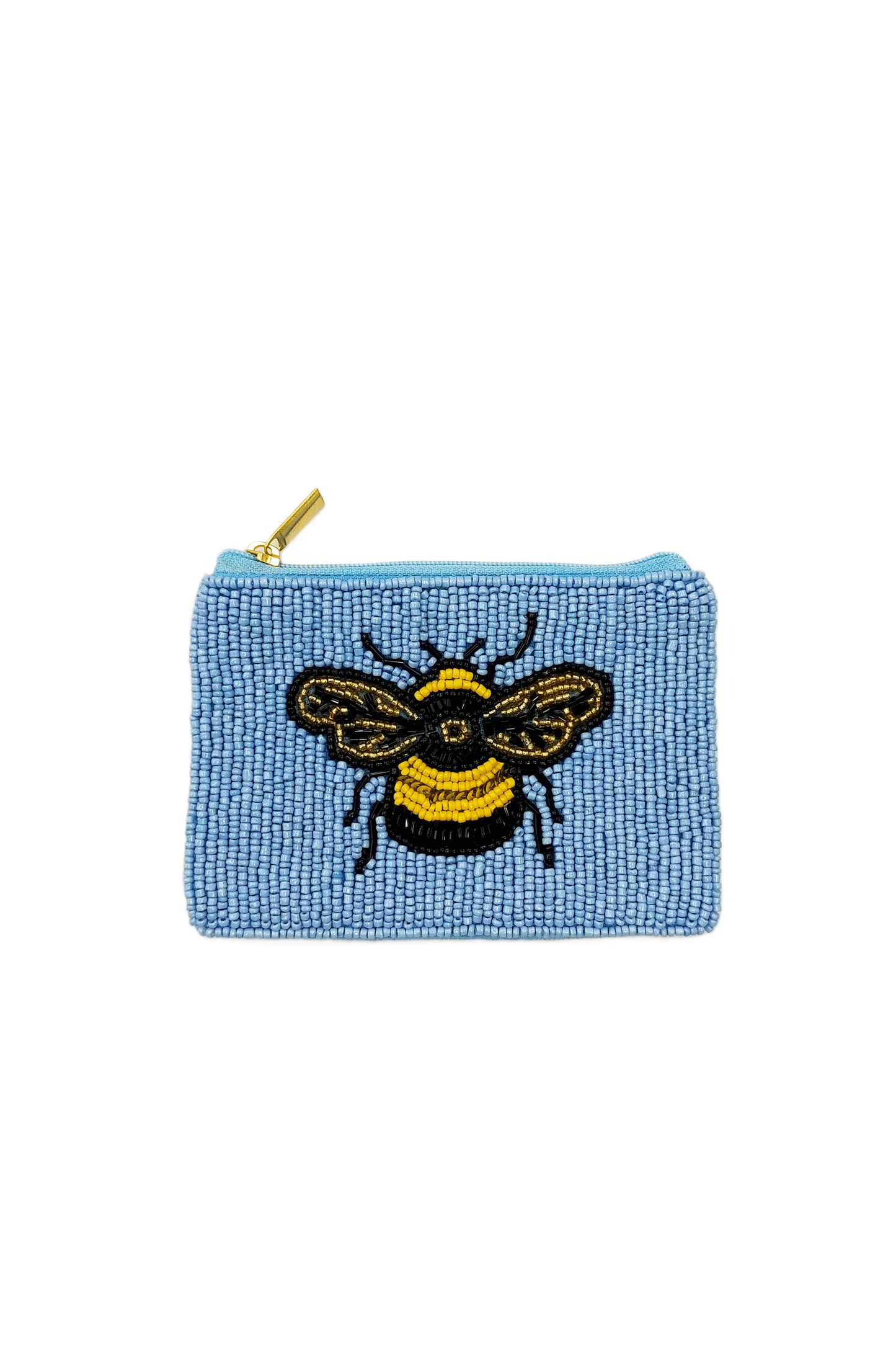 Bumble Bee Beaded Coin Purse