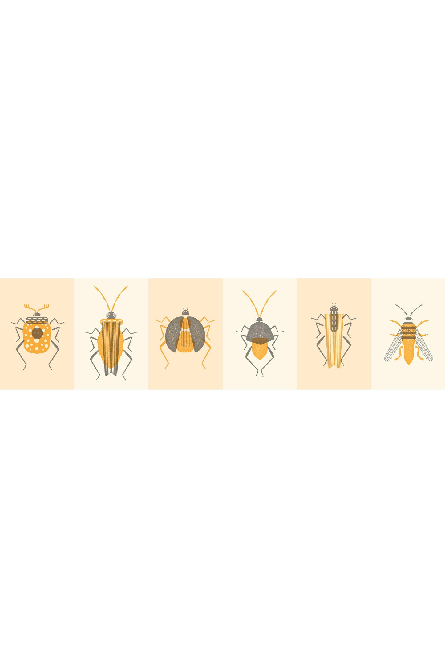 Stamp Bugs (25 stamps, 2 ink colors)