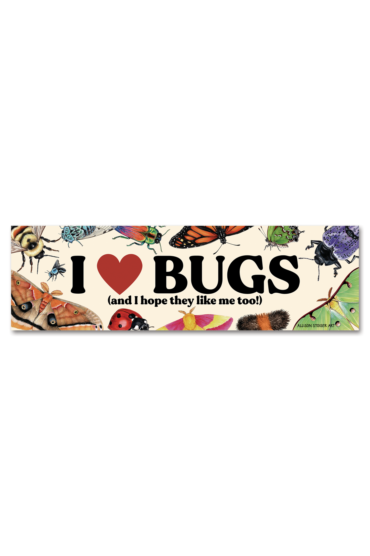 I ❤️ Bugs — Bumper Magnet