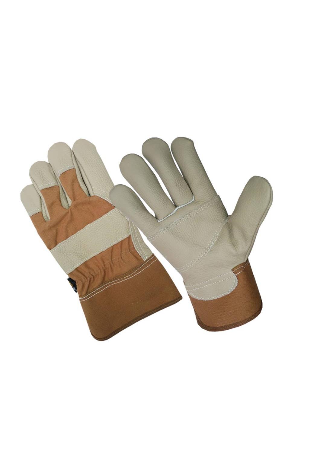 Work Gloves - Tan (Cowhide leather)