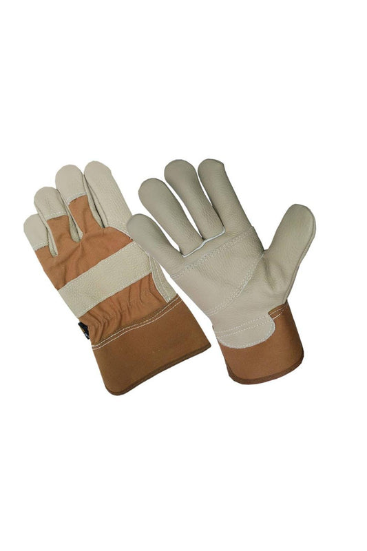 Work Gloves - Tan (Cowhide leather)