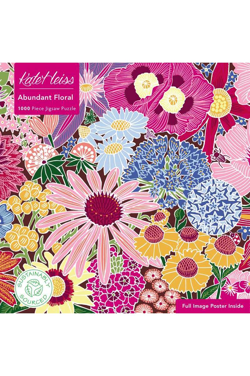 Abundant Floral Jigsaw Puzzle by Kate Heiss