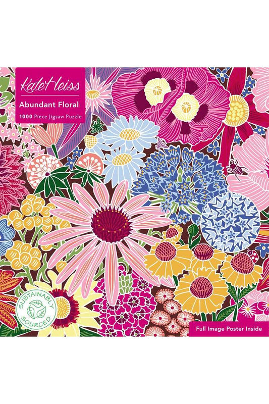 Abundant Floral Jigsaw Puzzle by Kate Heiss