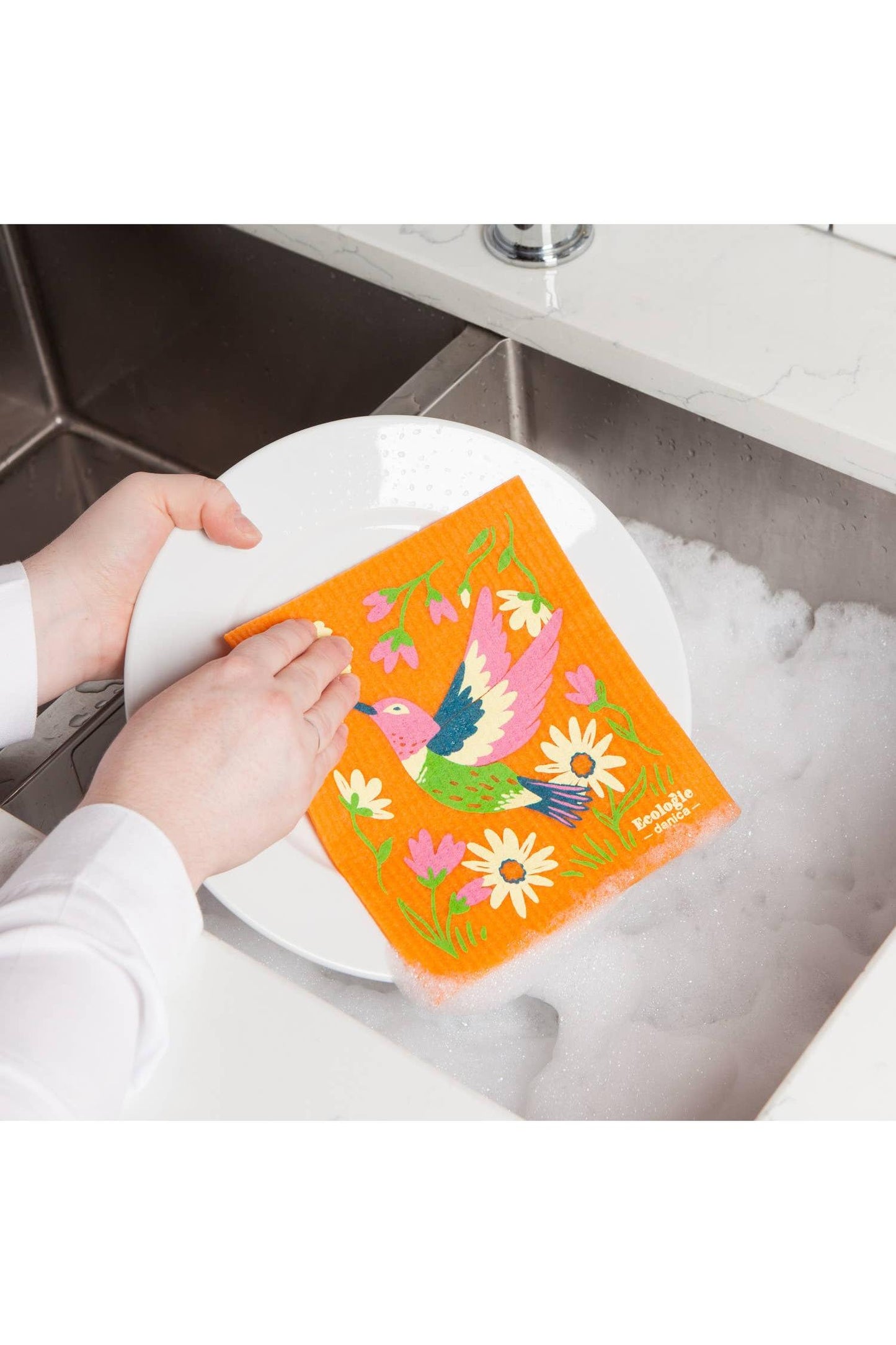 Hummingbird Swedish Dishcloth