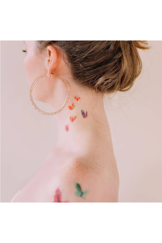 Butterfly Frenzy Tattoo Sheets