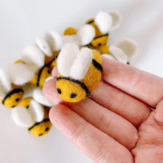 Mini Felt Honey Bee