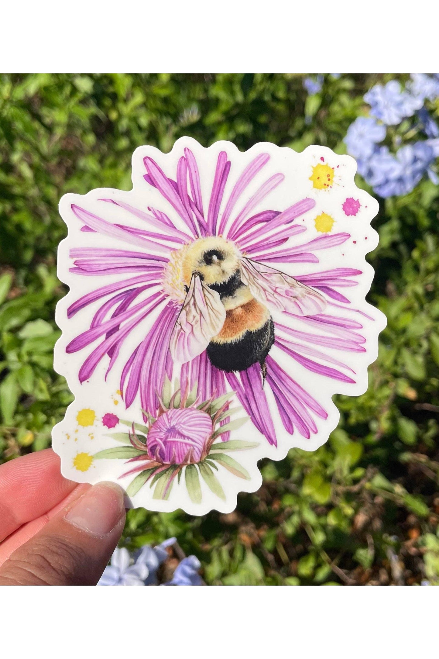 Rusty Patched Bumblebee Waterproof Sticker