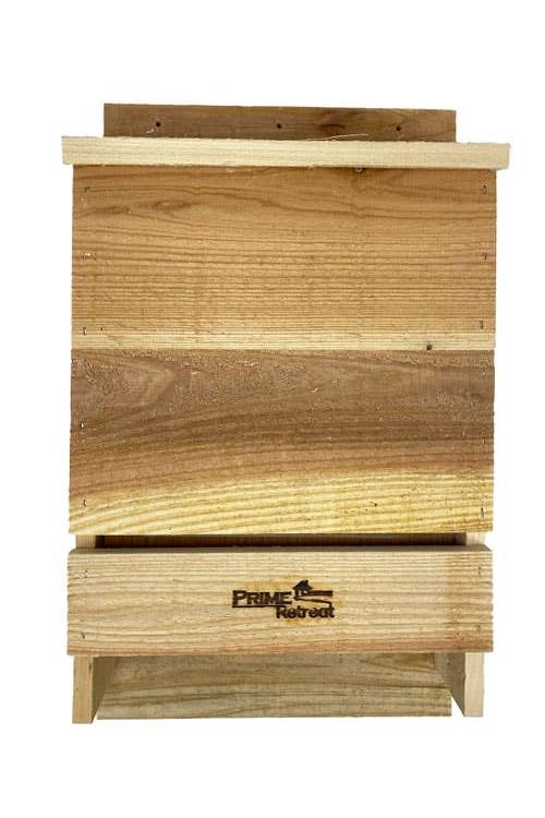 Triple-Celled Cedar Bat House for 200 Bats by Prime Retreat