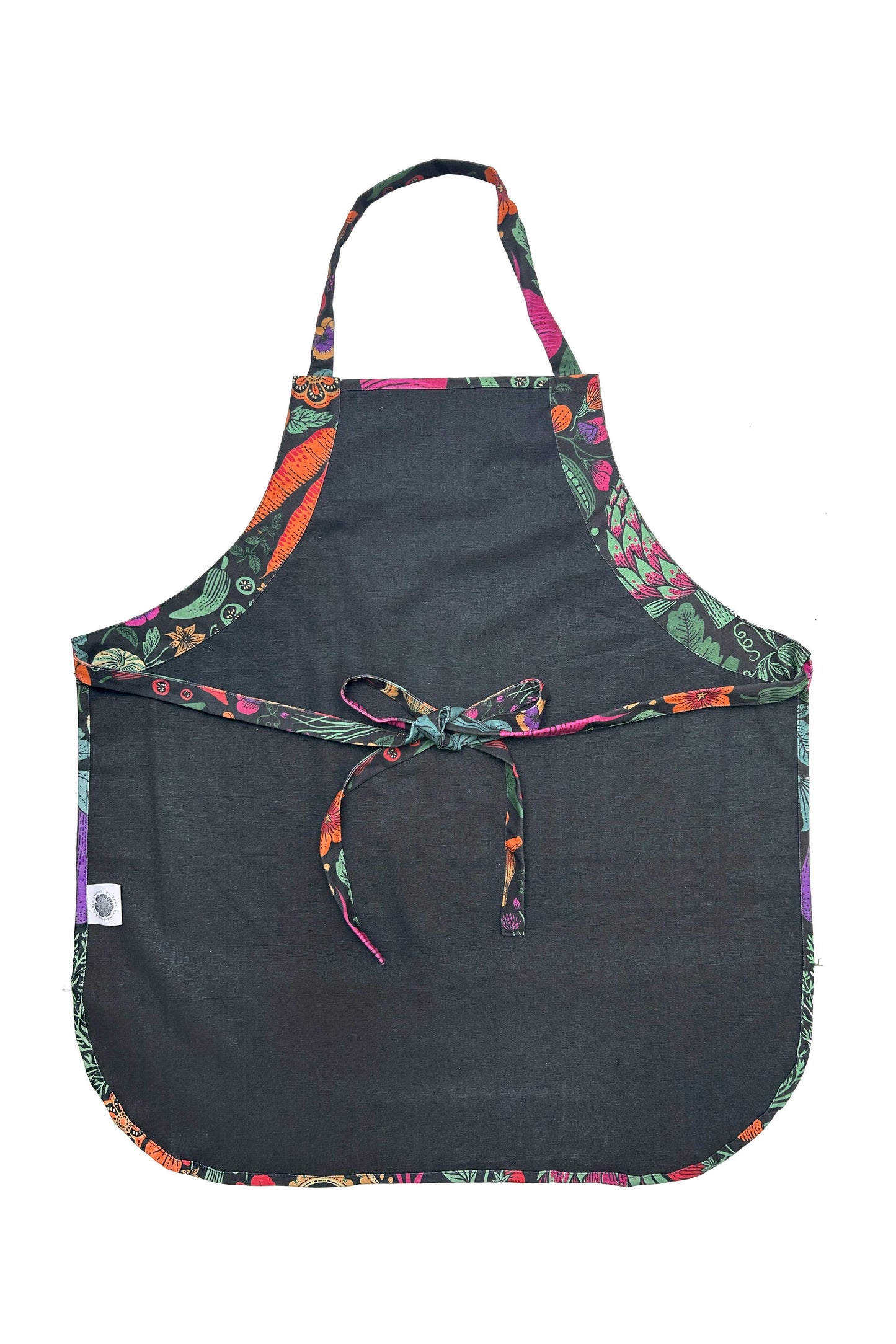 Organic Cotton Apron - Midnight Veggie