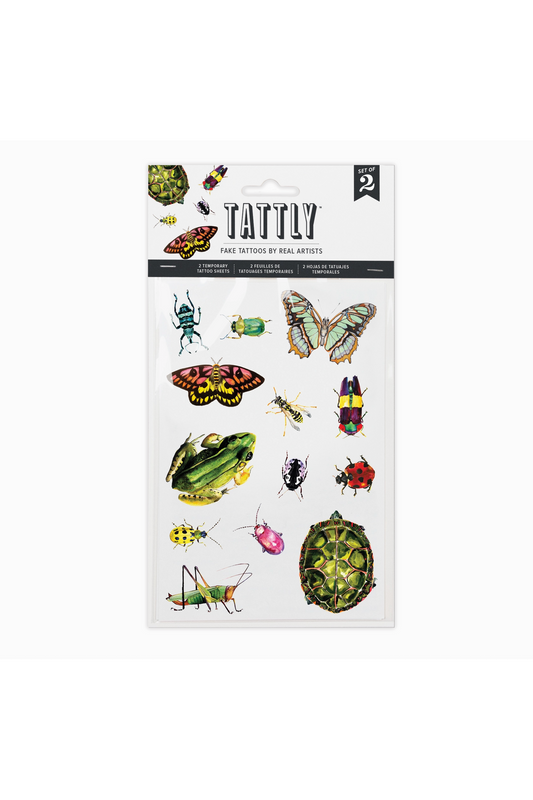 Critters On The Move Tattoo Sheets