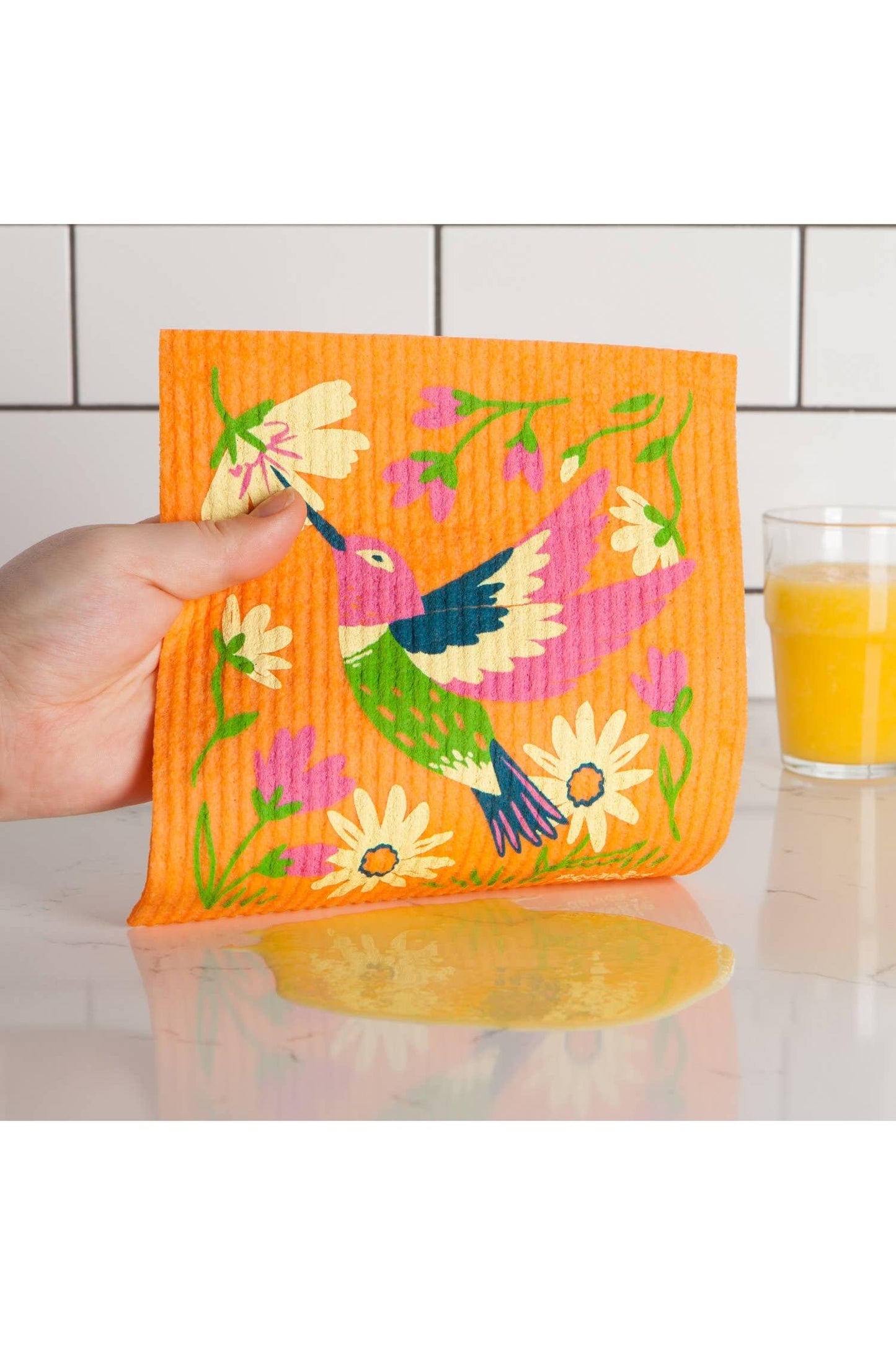 Hummingbird Swedish Dishcloth