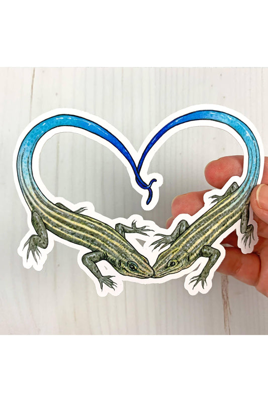 Skink Heart Sticker