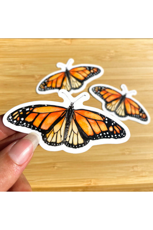 Monarch Butterfly Waterproof Sticker