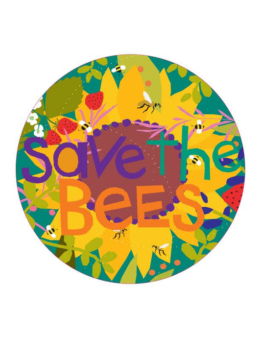 Save the Bees Bumper Sticker