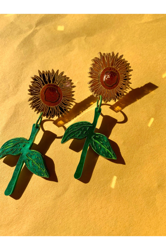 Sunflower Earrings