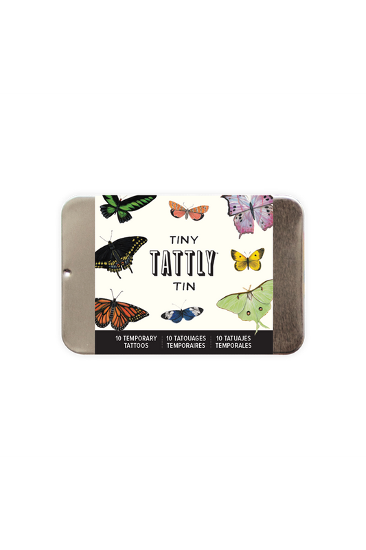Tiny Butterfly Tattoo Tin