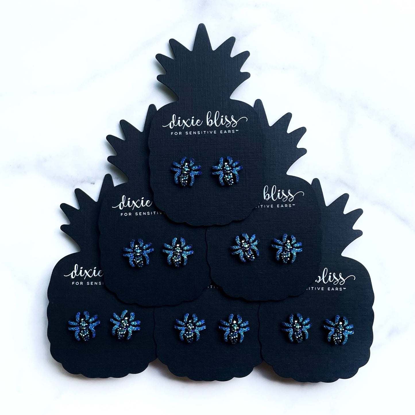 Enchanted Spiders in Ocean Dipped