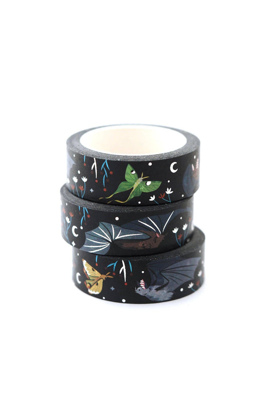 Bats & Moths Washi Tape (1 roll)