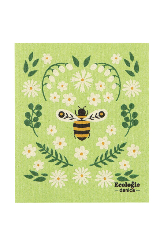 Bee Garden Swedish Dishcloth
