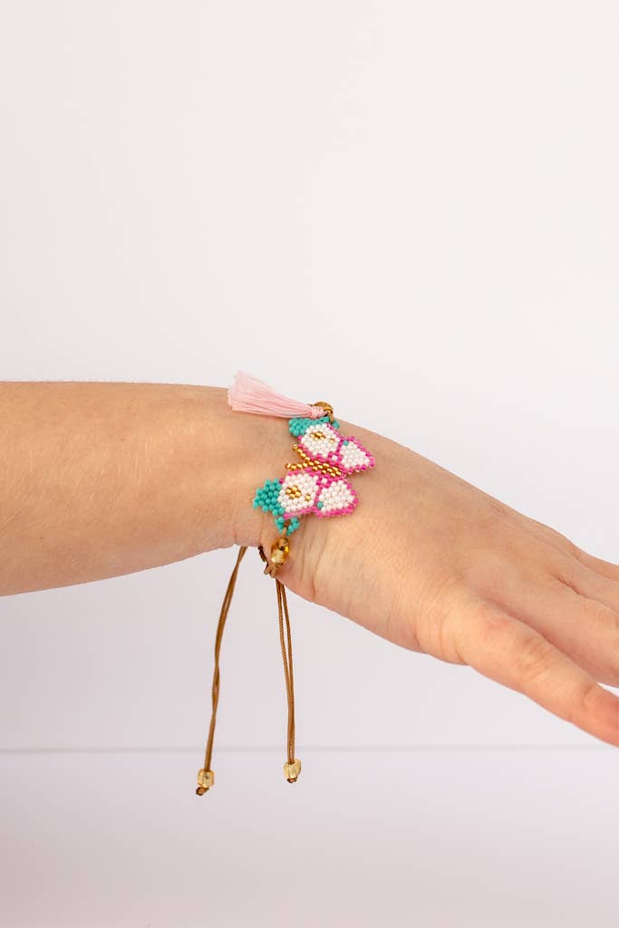 Beaded Butterfly Bracelet